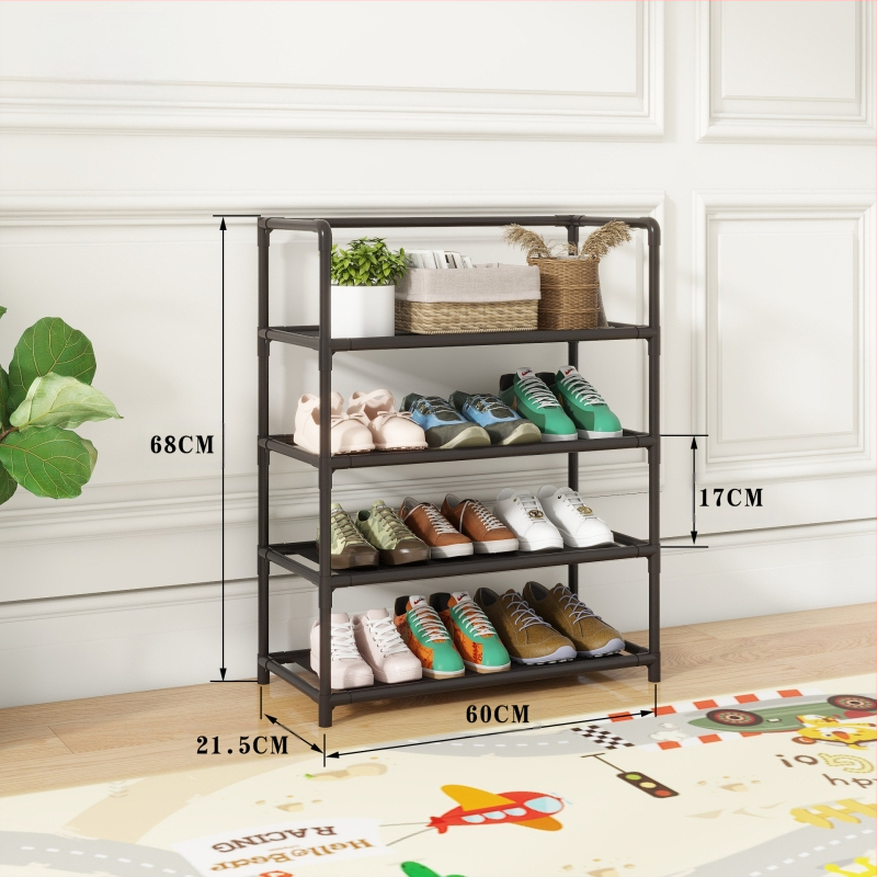 Piiriülene eksklusiivne kingariiul, lihtne kingariiul koduseks hoiustamiseks, mitmekihiline tugevdatud kokkupanek, minimalistlik hulgimüügi hoiulahendus