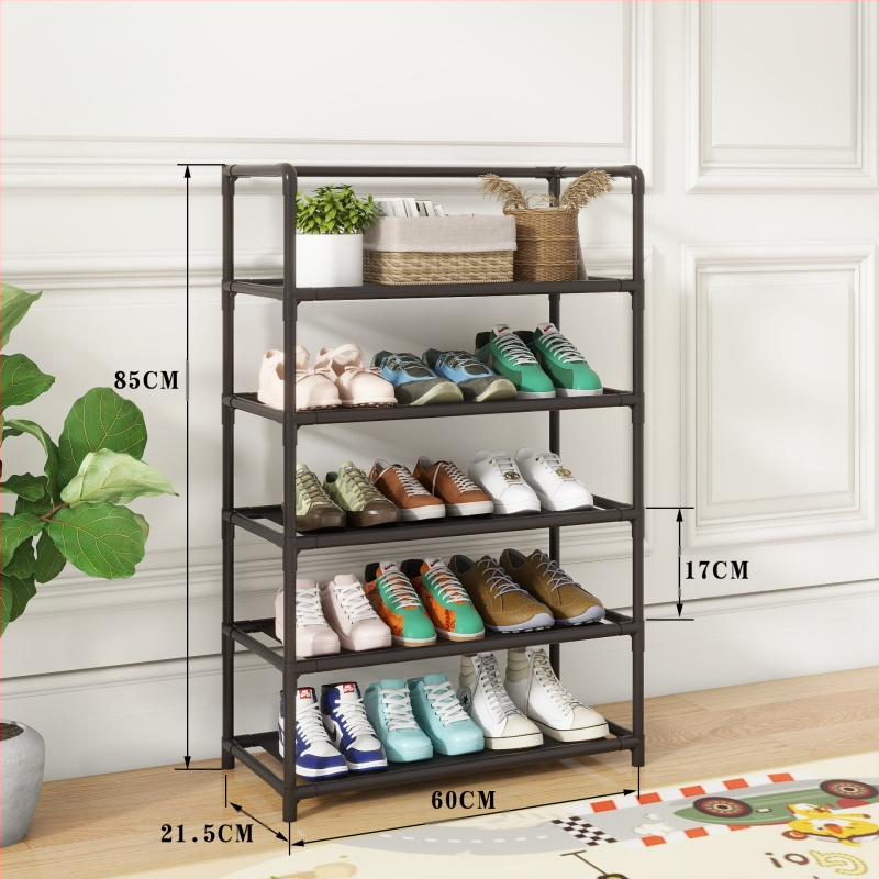 Piiriülene eksklusiivne kingariiul, lihtne kingariiul koduseks hoiustamiseks, mitmekihiline tugevdatud kokkupanek, minimalistlik hulgimüügi hoiulahendus