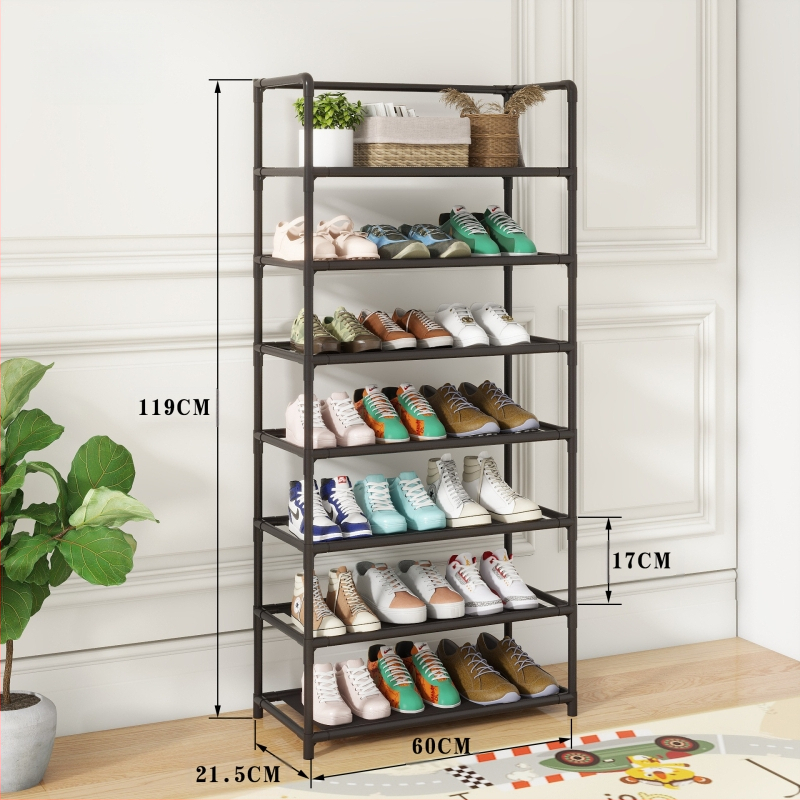 Piiriülene eksklusiivne kingariiul, lihtne kingariiul koduseks hoiustamiseks, mitmekihiline tugevdatud kokkupanek, minimalistlik hulgimüügi hoiulahendus