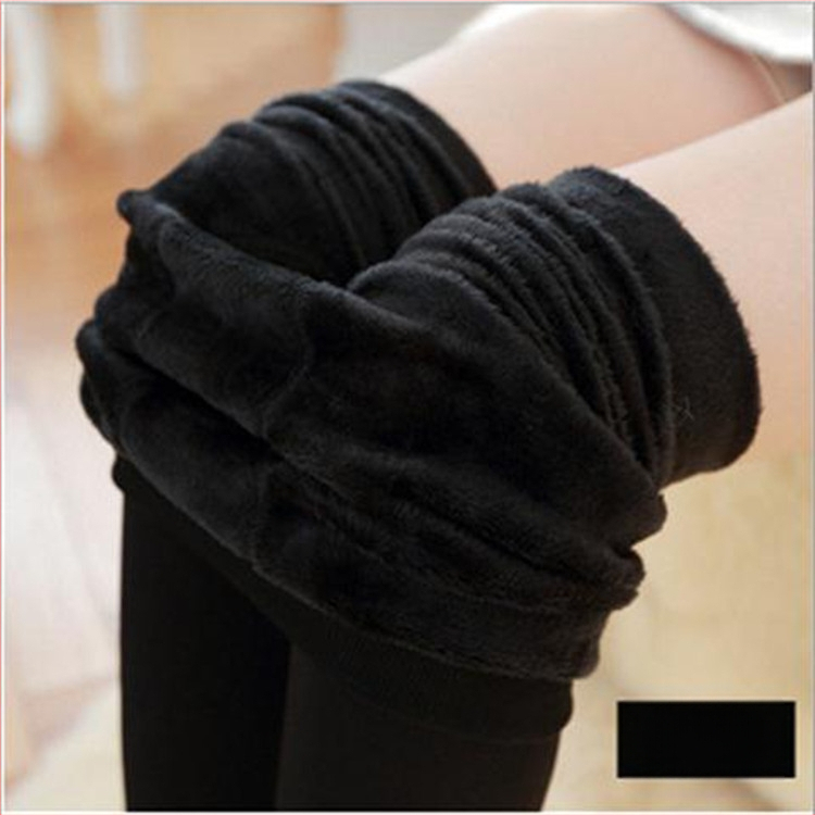 Rudens ir žiemos perlinio aksomo vientisos kelnės su fliso pamušalu, pastorintos tamprės, kūno spalvos pėdkelnės, šiltos vientisos kelnės, skirtos žengti žingsnius.