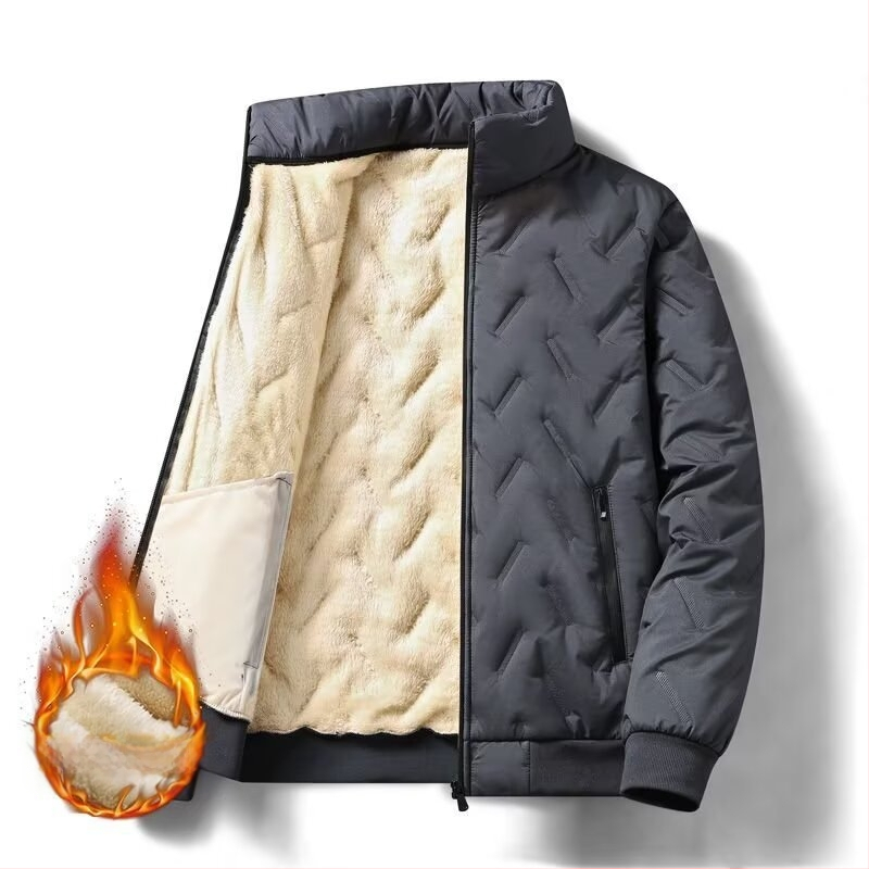 Rudens ir žiemos reljefinė medvilninė liemenė vyriška rudens ir žiemos madinga šilta paminkštinta liemenė, aksominis paltas, didmeninė prekyba