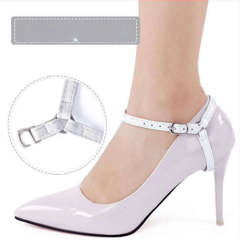 Nematomas permatomas aukštakulnių batelių dirželis neslystantis dirželis sagtimi, tingus batų raišteliai, neslystantys kulno raišteliai moterims