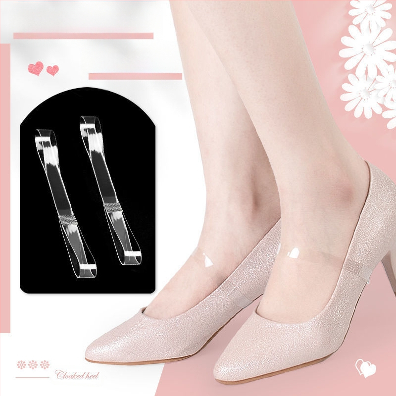 Nematomas permatomas aukštakulnių batelių dirželis neslystantis dirželis sagtimi, tingus batų raišteliai, neslystantys kulno raišteliai moterims