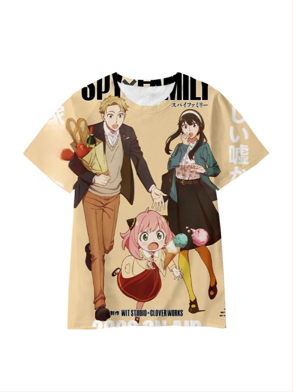 Temu дропшипинг трансгранична гореща продажба хавайска тениска 3D дигитален персонализиран печат мъжка лятна блуза с къс ръкав и обло деколте