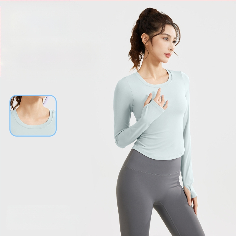 Juyitang uus alasti õhuke joogaülikond õhuke elastne hingav fitness jooksmiseks vaba aja veetmiseks mõeldud fitnessülikond