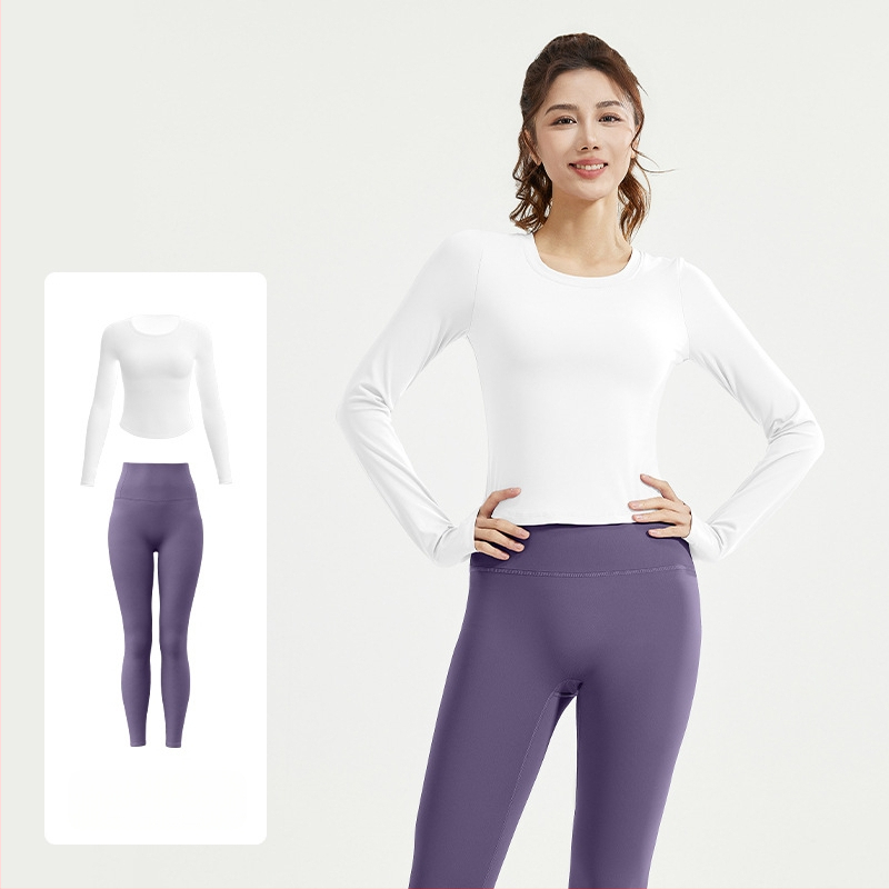 Juyitang uus alasti õhuke joogaülikond õhuke elastne hingav fitness jooksmiseks vaba aja veetmiseks mõeldud fitnessülikond