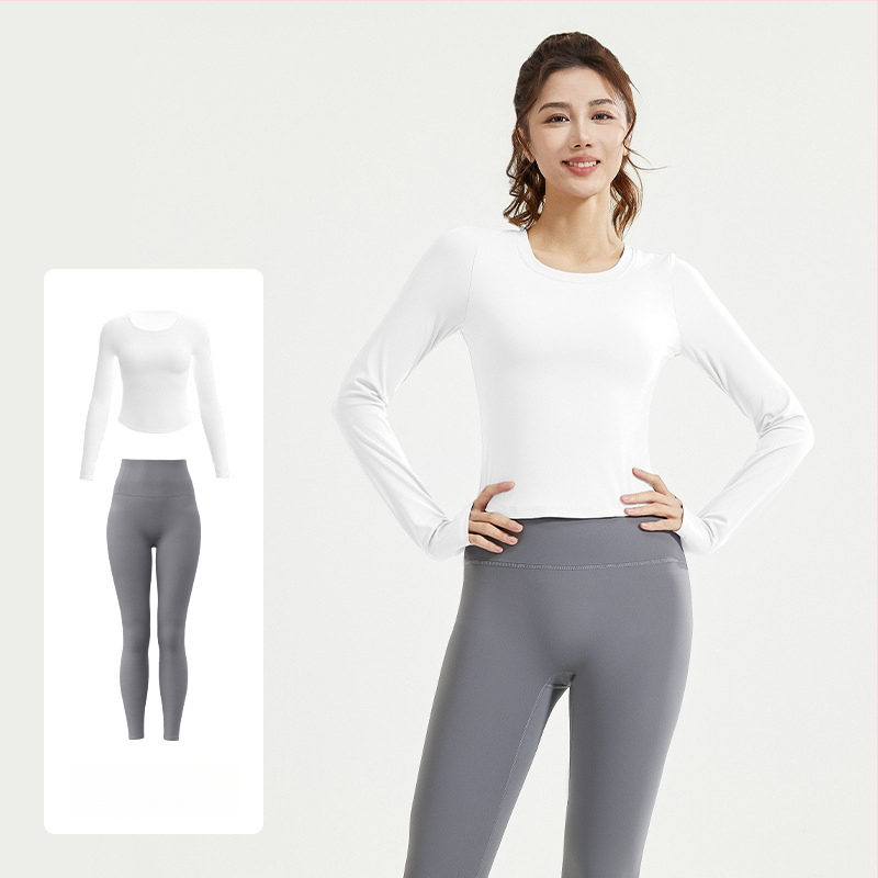 Juyitang uus alasti õhuke joogaülikond õhuke elastne hingav fitness jooksmiseks vaba aja veetmiseks mõeldud fitnessülikond