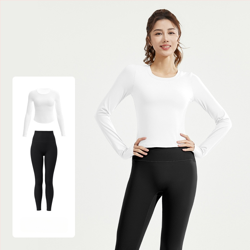 Juyitang uus alasti õhuke joogaülikond õhuke elastne hingav fitness jooksmiseks vaba aja veetmiseks mõeldud fitnessülikond