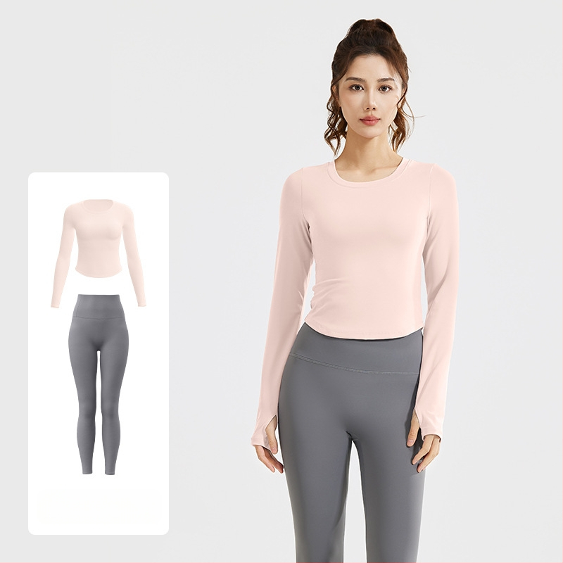 Juyitang uus alasti õhuke joogaülikond õhuke elastne hingav fitness jooksmiseks vaba aja veetmiseks mõeldud fitnessülikond