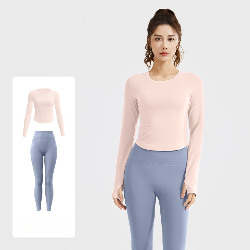 Juyitang uus alasti õhuke joogaülikond õhuke elastne hingav fitness jooksmiseks vaba aja veetmiseks mõeldud fitnessülikond