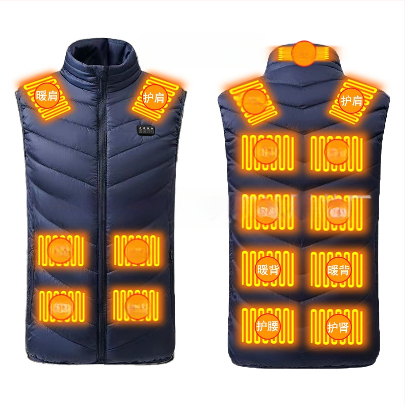 Inteligentná vykurovacia vesta, oblasť 249, okres 17, okres, elektrická vesta pre mužov a ženy, grafénová oblasť 2, okres 4, okres 9, továreň na vesty