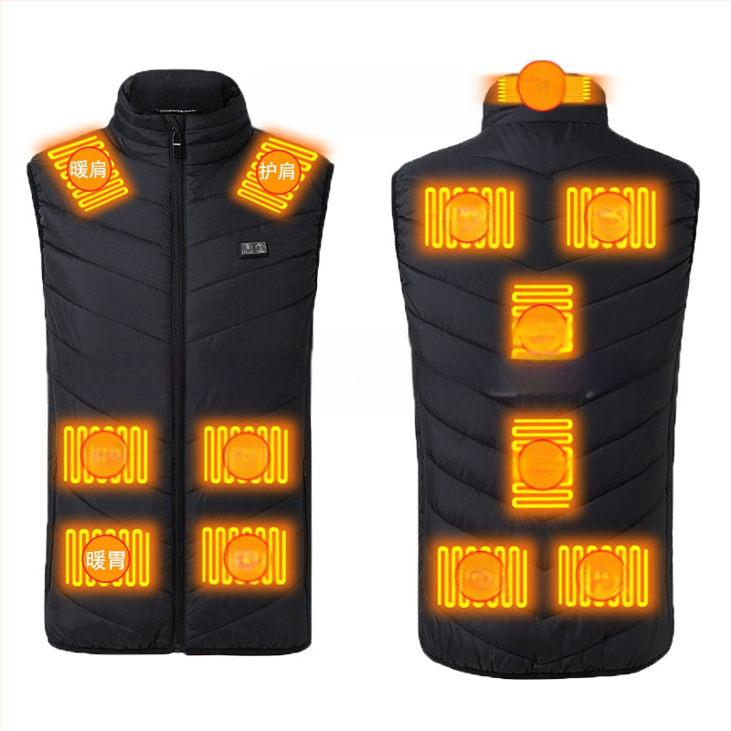 Inteligentná vykurovacia vesta, oblasť 249, okres 17, okres, elektrická vesta pre mužov a ženy, grafénová oblasť 2, okres 4, okres 9, továreň na vesty