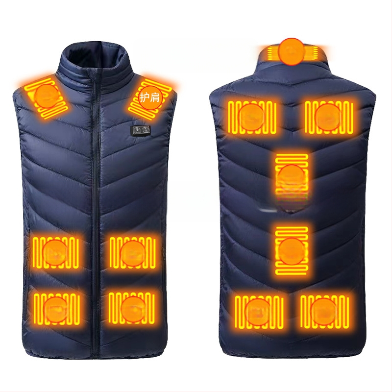 Inteligentná vykurovacia vesta, oblasť 249, okres 17, okres, elektrická vesta pre mužov a ženy, grafénová oblasť 2, okres 4, okres 9, továreň na vesty