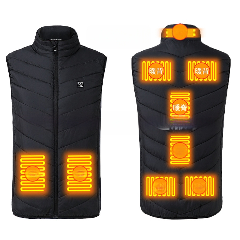 Inteligentná vykurovacia vesta, oblasť 249, okres 17, okres, elektrická vesta pre mužov a ženy, grafénová oblasť 2, okres 4, okres 9, továreň na vesty