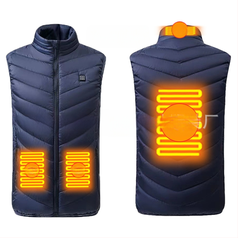 Inteligentná vykurovacia vesta, oblasť 249, okres 17, okres, elektrická vesta pre mužov a ženy, grafénová oblasť 2, okres 4, okres 9, továreň na vesty