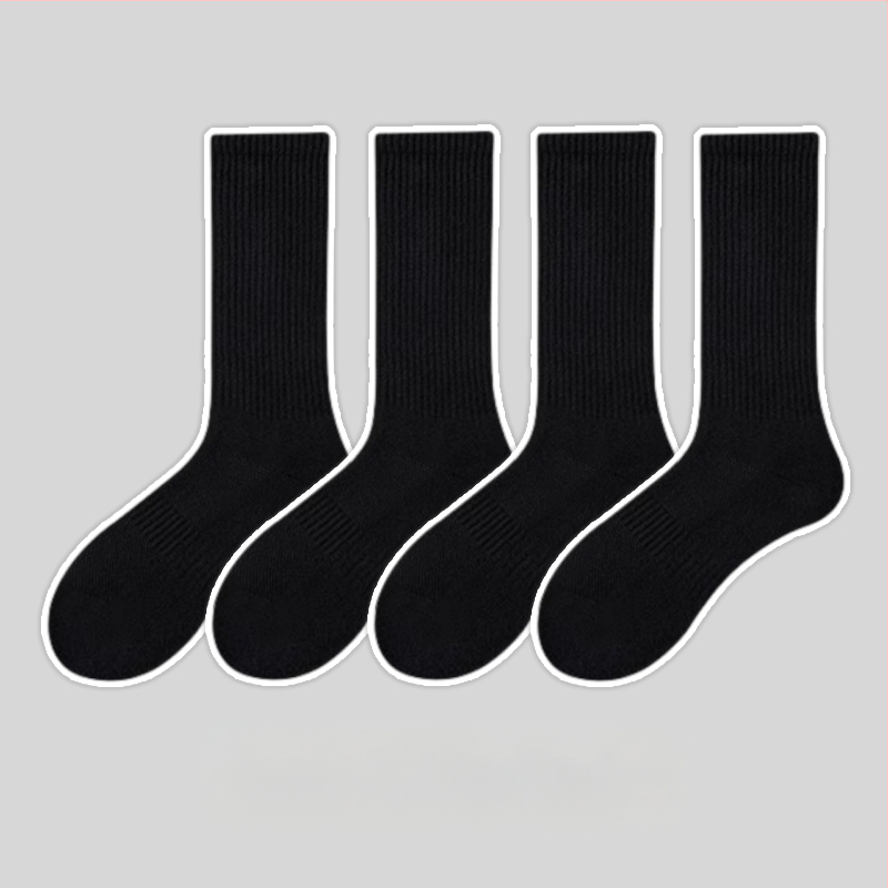 7 paari valgeid sokke, meeste poolsääreni ulatuvad sokid, naiste puhtast puuvillast higi imavad spordisokid, korvpallisokid, paksendatud rätikupõhjaga sukad