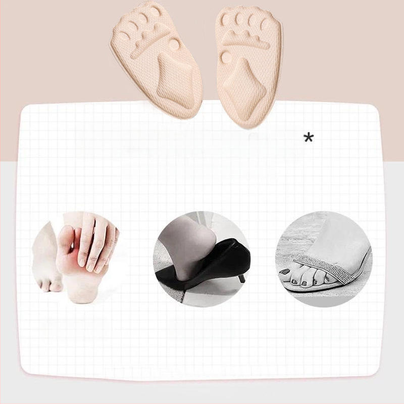 Kõrgete kontsade esijala padjad, naiste jalanõude sisetükid, jalanõu suuruse vähendajad, pehmed valuvastased jalanõud, poole suurusega padjad, libisemiskindlad spordijalanõude sisetükid