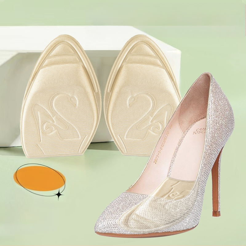 Kõrgete kontsade esijala padjad, naiste jalanõude sisetükid, jalanõu suuruse vähendajad, pehmed valuvastased jalanõud, poole suurusega padjad, libisemiskindlad spordijalanõude sisetükid