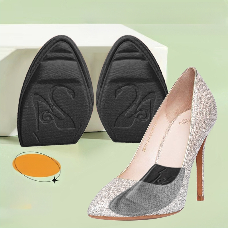 Kõrgete kontsade esijala padjad, naiste jalanõude sisetükid, jalanõu suuruse vähendajad, pehmed valuvastased jalanõud, poole suurusega padjad, libisemiskindlad spordijalanõude sisetükid