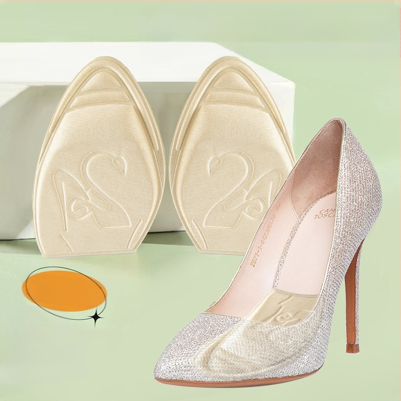 Kõrgete kontsade esijala padjad, naiste jalanõude sisetükid, jalanõu suuruse vähendajad, pehmed valuvastased jalanõud, poole suurusega padjad, libisemiskindlad spordijalanõude sisetükid