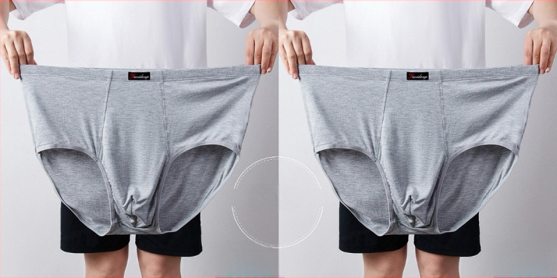 Ανδρικά Εσώρουχα Modal Σλιπ Ανδρικά Σλιπ με Ψηλή Μέση, Χαλαρά, Μεγάλα Μεγέθη 300 Jin