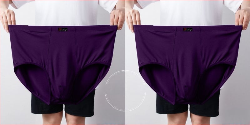 Ανδρικά Εσώρουχα Modal Σλιπ Ανδρικά Σλιπ με Ψηλή Μέση, Χαλαρά, Μεγάλα Μεγέθη 300 Jin