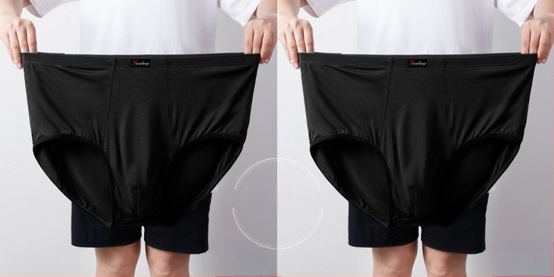 Ανδρικά Εσώρουχα Modal Σλιπ Ανδρικά Σλιπ με Ψηλή Μέση, Χαλαρά, Μεγάλα Μεγέθη 300 Jin