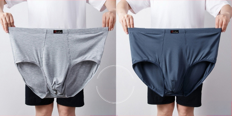 Ανδρικά Εσώρουχα Modal Σλιπ Ανδρικά Σλιπ με Ψηλή Μέση, Χαλαρά, Μεγάλα Μεγέθη 300 Jin