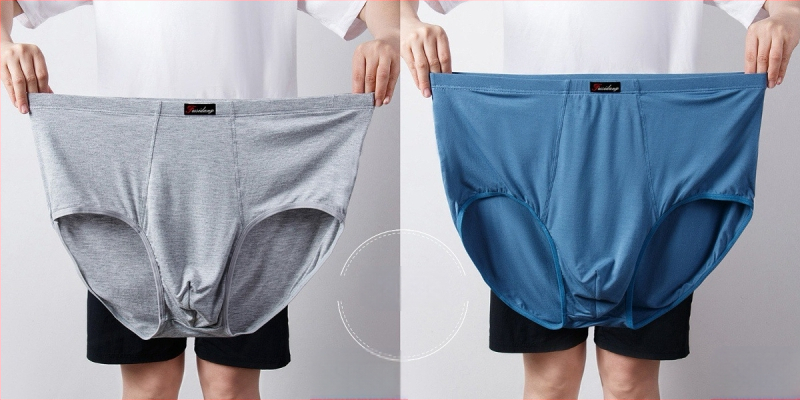 Ανδρικά Εσώρουχα Modal Σλιπ Ανδρικά Σλιπ με Ψηλή Μέση, Χαλαρά, Μεγάλα Μεγέθη 300 Jin