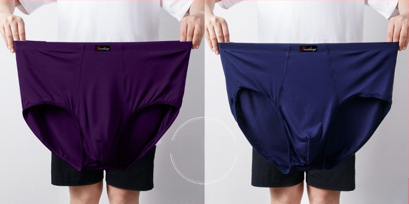 Ανδρικά Εσώρουχα Modal Σλιπ Ανδρικά Σλιπ με Ψηλή Μέση, Χαλαρά, Μεγάλα Μεγέθη 300 Jin