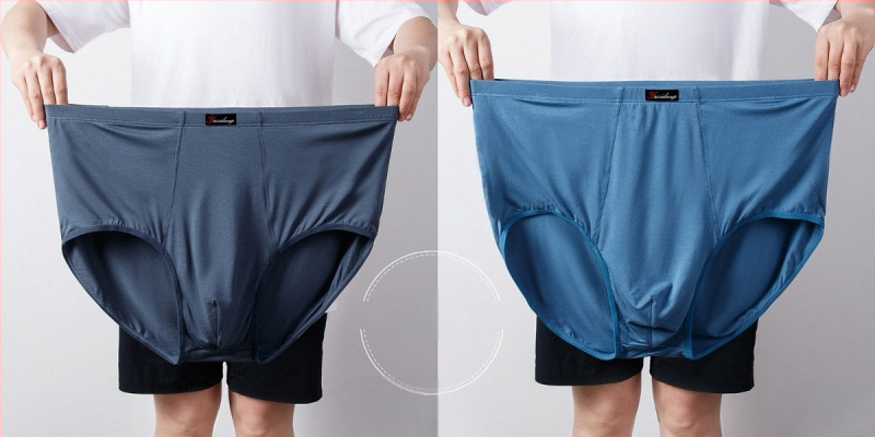 Ανδρικά Εσώρουχα Modal Σλιπ Ανδρικά Σλιπ με Ψηλή Μέση, Χαλαρά, Μεγάλα Μεγέθη 300 Jin