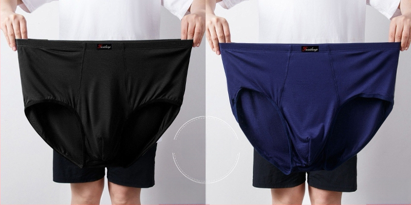 Ανδρικά Εσώρουχα Modal Σλιπ Ανδρικά Σλιπ με Ψηλή Μέση, Χαλαρά, Μεγάλα Μεγέθη 300 Jin