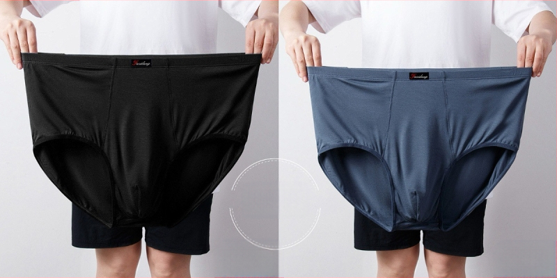 Ανδρικά Εσώρουχα Modal Σλιπ Ανδρικά Σλιπ με Ψηλή Μέση, Χαλαρά, Μεγάλα Μεγέθη 300 Jin