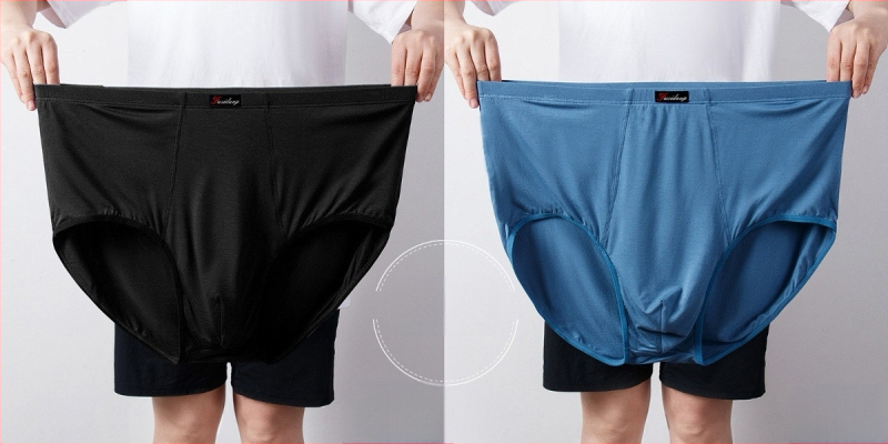 Ανδρικά Εσώρουχα Modal Σλιπ Ανδρικά Σλιπ με Ψηλή Μέση, Χαλαρά, Μεγάλα Μεγέθη 300 Jin