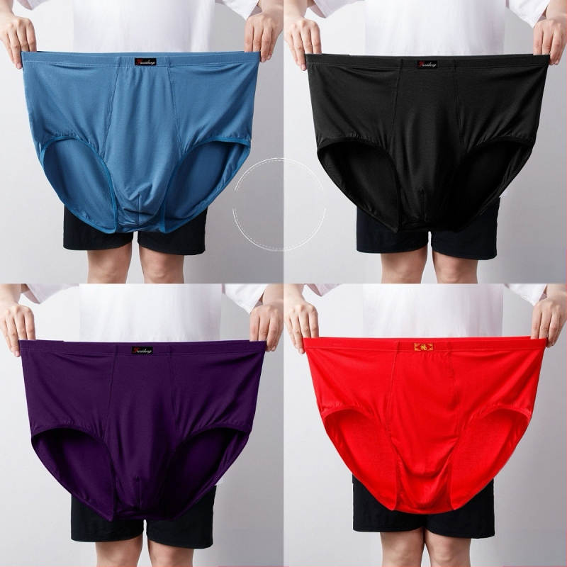 Ανδρικά Εσώρουχα Modal Σλιπ Ανδρικά Σλιπ με Ψηλή Μέση, Χαλαρά, Μεγάλα Μεγέθη 300 Jin