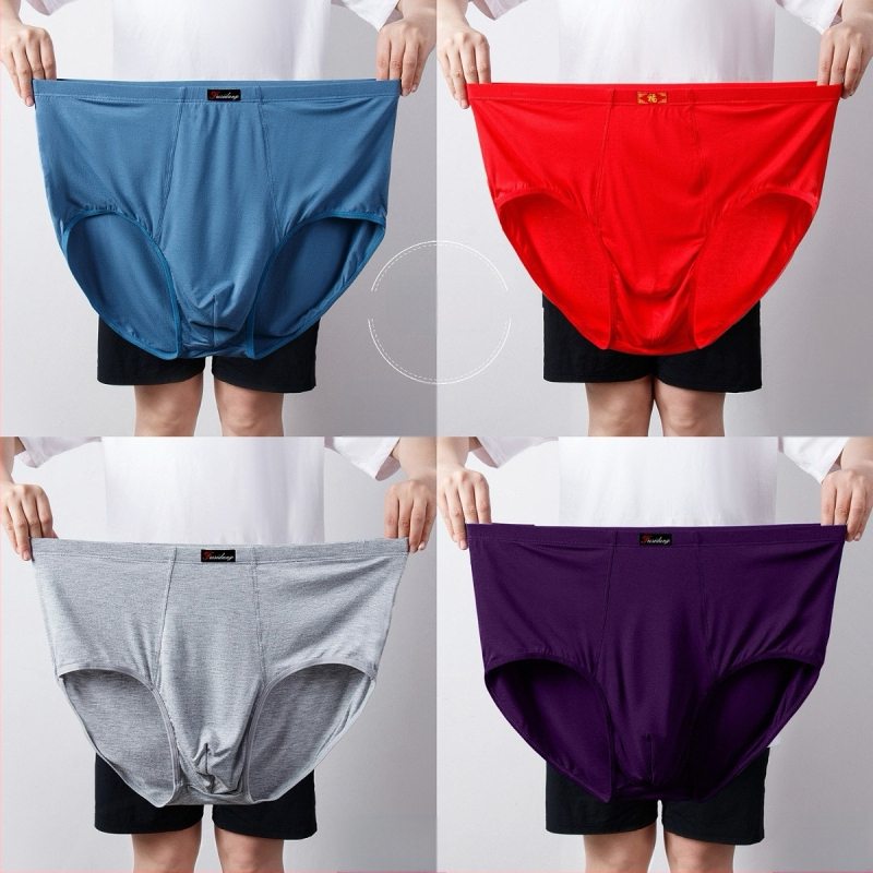 Ανδρικά Εσώρουχα Modal Σλιπ Ανδρικά Σλιπ με Ψηλή Μέση, Χαλαρά, Μεγάλα Μεγέθη 300 Jin