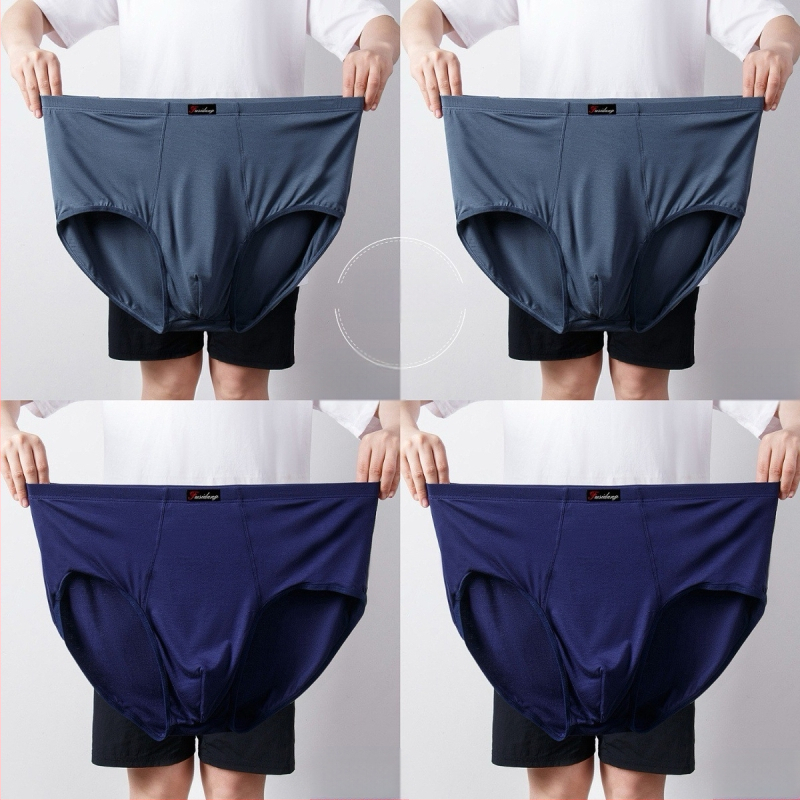 Ανδρικά Εσώρουχα Modal Σλιπ Ανδρικά Σλιπ με Ψηλή Μέση, Χαλαρά, Μεγάλα Μεγέθη 300 Jin