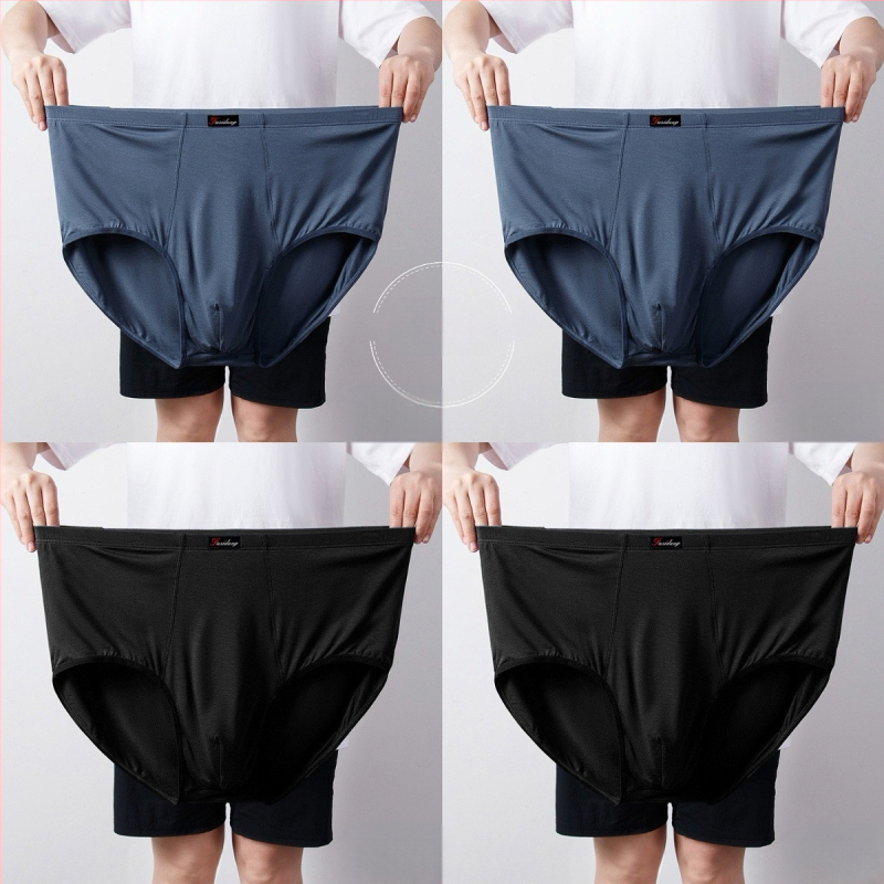 Ανδρικά Εσώρουχα Modal Σλιπ Ανδρικά Σλιπ με Ψηλή Μέση, Χαλαρά, Μεγάλα Μεγέθη 300 Jin