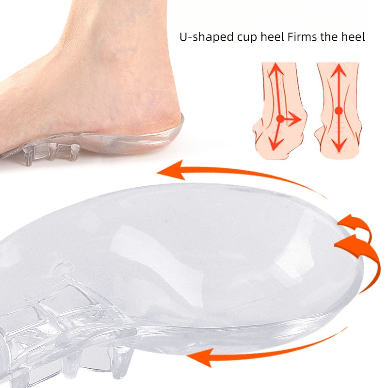 Permatomas pėdos arkos puspadis suaugusiesiems su išlenktomis kojomis viduje ir išorėje, ortopedinis pėdos arkos galinis padas, plokščias pėdos arkos atramos vidpadis