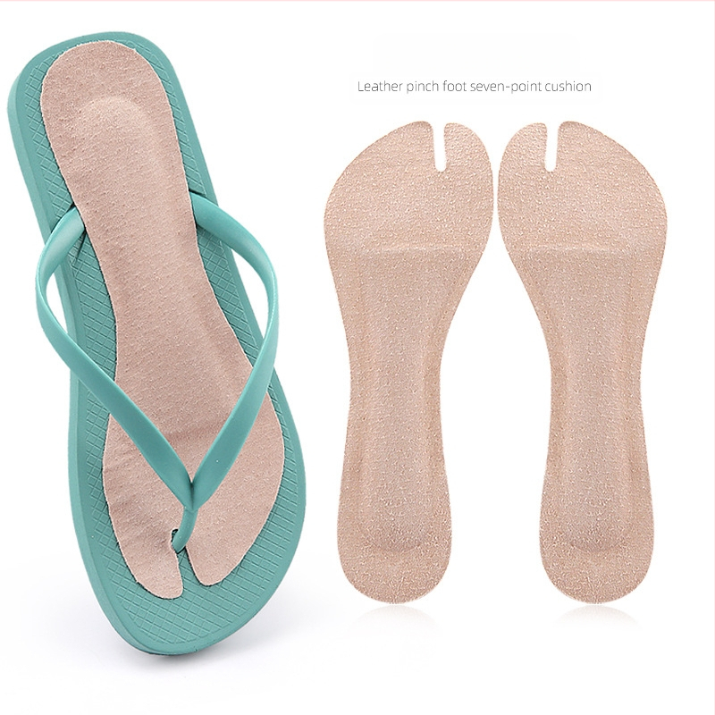 Nahkplätud 3/4 padjaga, isekleepuvad plätud, sandaalid, pehme tagasilöögitugi, lööke summutav, libisemiskindel, poolsuuruses padjaga