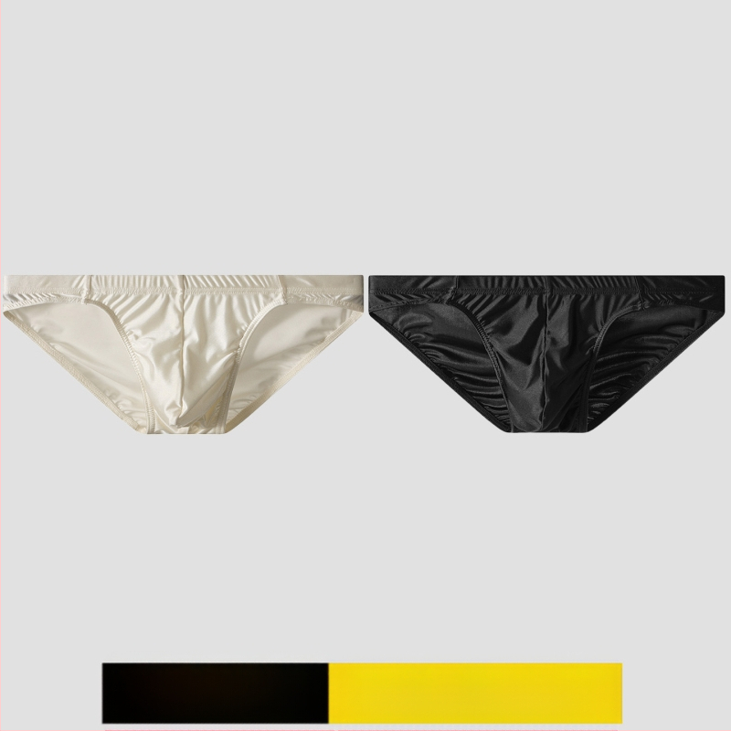 Jaunas satīna vīriešu apakšveļas zēniem, ledus zīda U-veida izliektas, īpaši plānas, seksīgas biksītes, jaunu vīriešu vienas daļas bikses