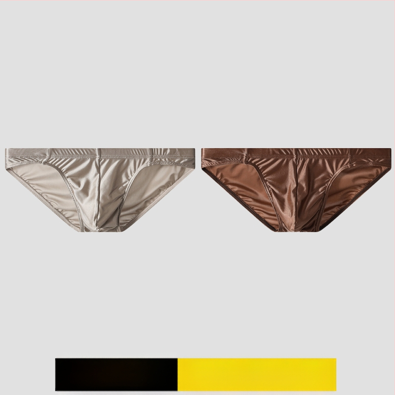 Jaunas satīna vīriešu apakšveļas zēniem, ledus zīda U-veida izliektas, īpaši plānas, seksīgas biksītes, jaunu vīriešu vienas daļas bikses