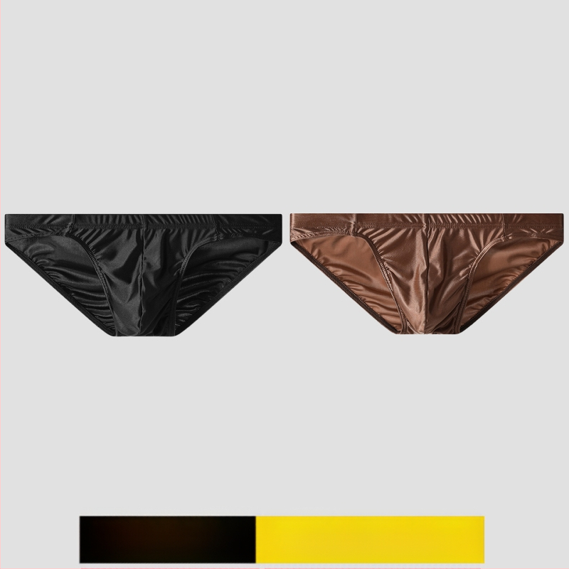 Jaunas satīna vīriešu apakšveļas zēniem, ledus zīda U-veida izliektas, īpaši plānas, seksīgas biksītes, jaunu vīriešu vienas daļas bikses