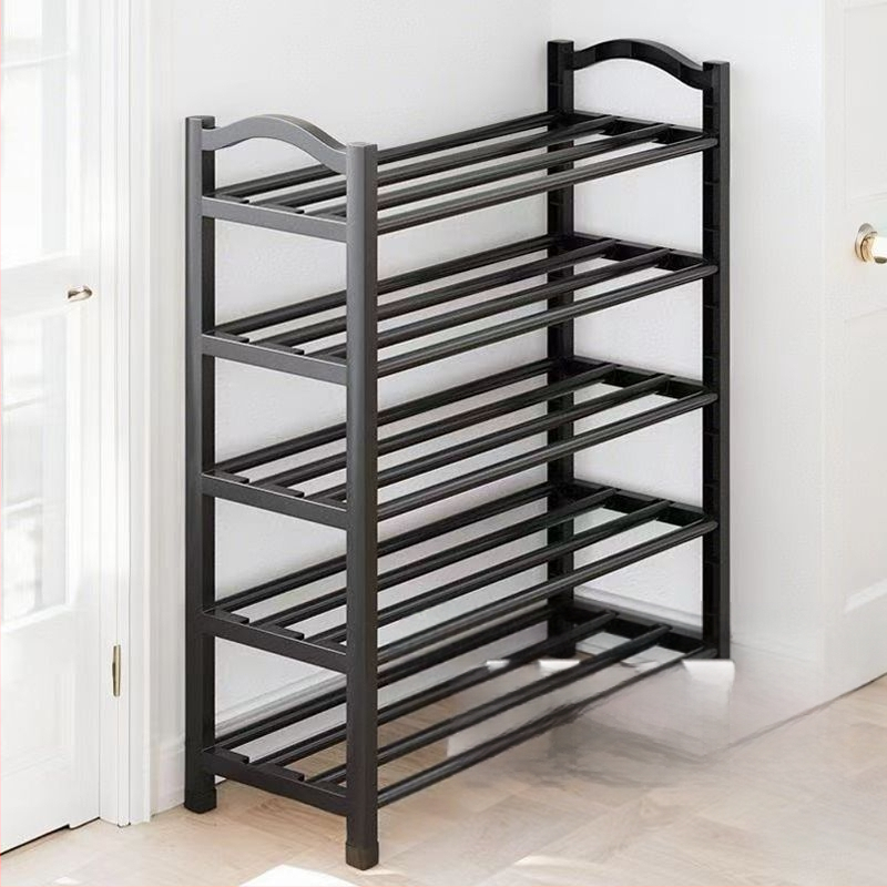 Kingariiul mitmekihiline majapidamise lihtne ukseava üliõpilaste ühiselamu tolmukindel ja tugevate kinnitustega populaarne kingakapp hoiuriiul