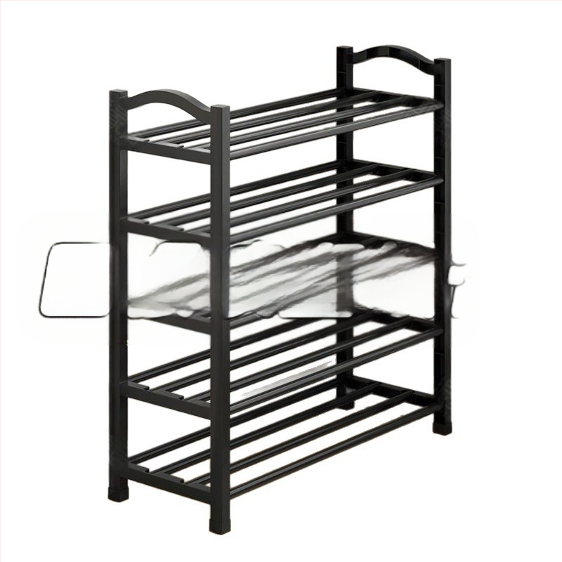 Kingariiul mitmekihiline majapidamise lihtne ukseava üliõpilaste ühiselamu tolmukindel ja tugevate kinnitustega populaarne kingakapp hoiuriiul