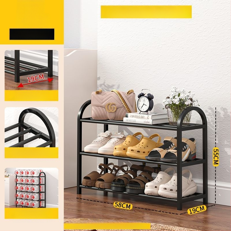 Kingariiul mitmekihiline majapidamise lihtne ukseava üliõpilaste ühiselamu tolmukindel ja tugevate kinnitustega populaarne kingakapp hoiuriiul