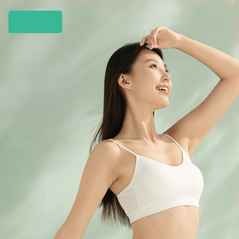 Ühekordselt kasutatav aluspesurinnahoidja Rinnahoidja Puhas puuvillane mugav pesuvaba eraldi pakendis reisivest jäljendamata