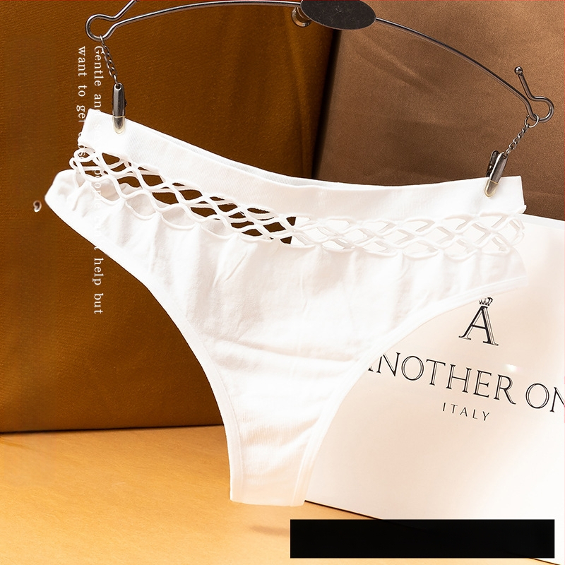 Seksikad võrkkangast auguga väljalõikega spordi naiste kolmnurga ekspordi stringid fitness seksikas aluspesu naiste õmblusteta naiste T-püksid