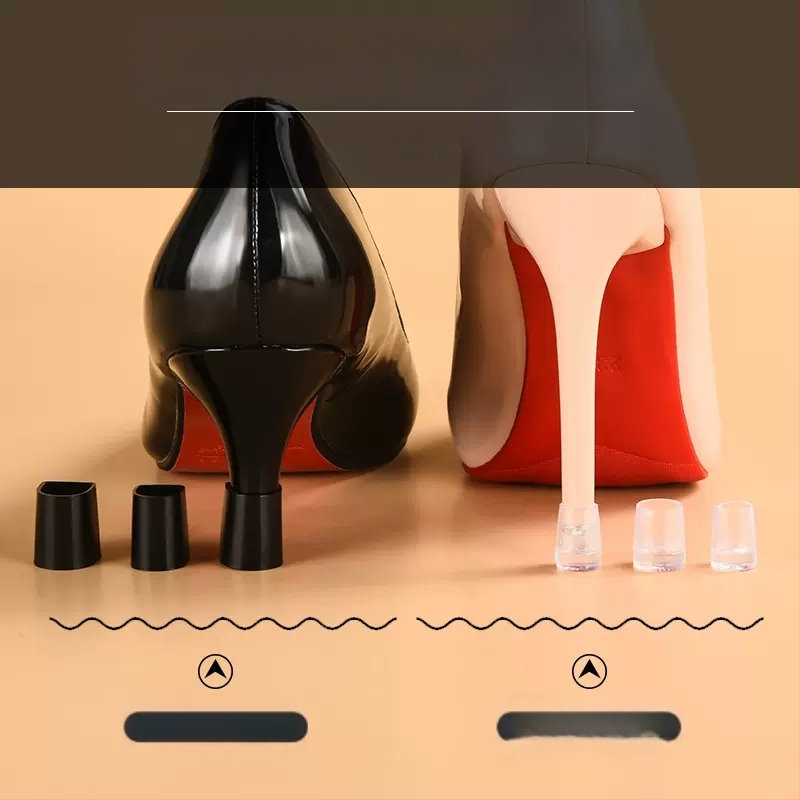 Toc stiletto protector capac silențios tocuri înalte accesorii toc toc înlocuire toc capac amortizor pad rezistent la uzură capac amortizor