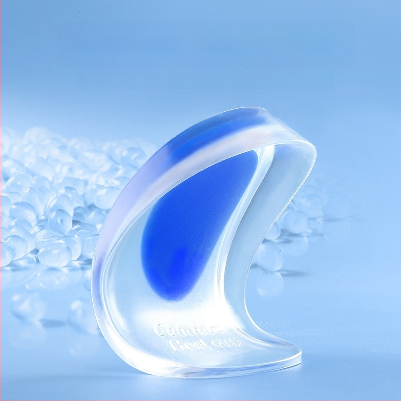 Silikoniniai kulno įklotai, skirti kulno skausmui, pusės dydžio įklotai vyrams ir moterims, skirti kaulų ataugai, kulno skausmui, Achilo sausgyslės uždegimui, ilgi pusės dydžio vidpadžiai.